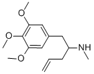 N-甲基-1-(3,4,5-三甲氧基苯基)-4-戊烯-2-胺结构式_15686-23-4结构式