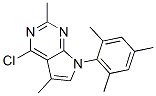 4-氯-2,5-二甲基-7-(2,4,6-三甲基苯基)-7H-吡咯并[2,3-d]嘧啶结构式_157286-81-2结构式