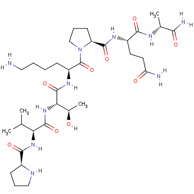 拉加肽结构式_157476-77-2结构式
