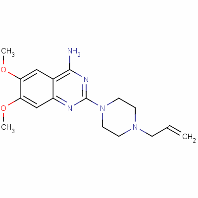 喹唑嗪结构式_15793-38-1结构式