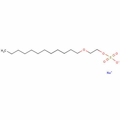 2-(十二烷氧基)乙醇硫酸氢钠结构式_15826-16-1结构式