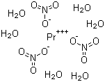 Praseodymium(iii) nitrate hexahydrate Structure,15878-77-0Structure