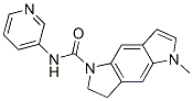 5-甲基-1-(3-吡啶羰基)-1,2,3,5-四氢吡咯并[2,3-f]吲哚结构式_158942-04-2结构式
