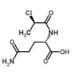 N2-[(2r)-2-chloropropanoyl]-l-glutamine Structure,159141-33-0Structure