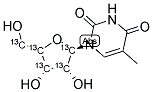 5-甲基尿苷-1,2,3,4,5-13c5结构式_159496-17-0结构式