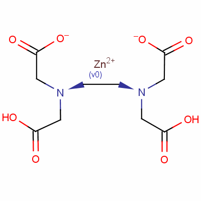 Zn EDTA结构式_15954-98-0结构式