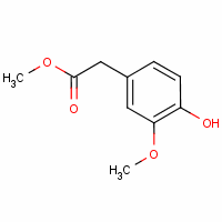 3-甲氧基-4-羟基苯乙酸甲酯结构式_15964-80-4结构式