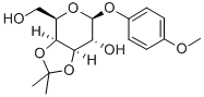 4-甲氧苯基-3,4-O-异亚丙基-β-D-吡喃半乳糖苷结构式_159922-67-5结构式