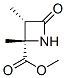 顺式-(9ci)-2,3-二甲基-4-氧代-2-氮杂丁烷羧酸甲酯结构式_160027-17-8结构式