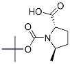 (2S,5R)-N-Boc-5-甲基吡咯烷-2-甲酸结构式_160033-52-3结构式