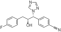 4-[(1R,2r)-3-(4-fluorophenyl)-2-hydroxy-1-(1,2,4-triazol-1-yl)propyl]benzonitrile Structure,160146-16-7Structure
