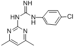 N-(4-氯苯基)-n-(4,6-二甲基嘧啶-2-基)胍结构式_16018-51-2结构式