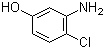 3-氨基-4-氯苯酚结构式_16026-77-0结构式