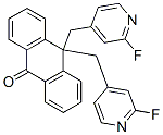 10,10-双[(2-氟-4-吡啶基)甲基]-9(10H)-蒽酮结构式_160588-45-4结构式