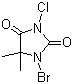 溴氯海因结构式_16079-88-2结构式