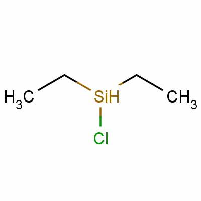 二乙基氯硅烷结构式_1609-19-4结构式