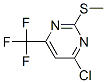 4-氯-2-甲硫基-6-三氟甲基嘧啶结构式_16097-63-5结构式