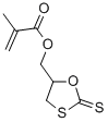 5-(异丁烯酰基氧)甲基-1,3-氧硫杂环戊烷-2-硫酮结构式_161196-23-2结构式