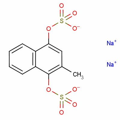 甲萘氢醌硫酸钠结构式_1612-30-2结构式