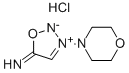 5-氨基-3-(4-吗啉基)-1,2,3-恶二唑鎓盐酸盐结构式_16142-27-1结构式
