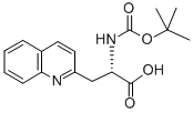 Boc-l-2-喹啉基丙氨酸结构式_161453-37-8结构式
