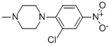1-(2-氯-4-硝基苯基)-4-甲基哌嗪结构式_16154-62-4结构式