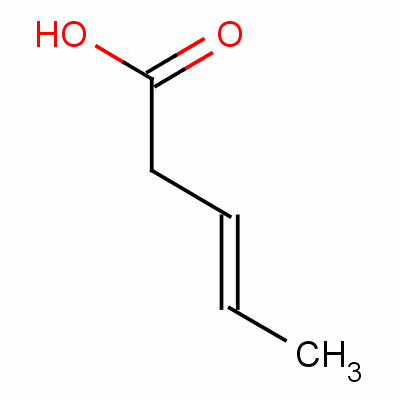 反式-3-戊烯酸结构式_1617-32-9结构式