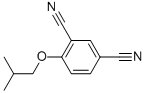 4-(2-甲基丙氧基)-1,3-苯二甲腈结构式_161718-81-6结构式