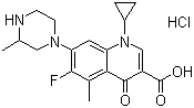Grepafloxacin hydrochloride Structure,161967-81-3Structure