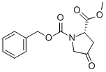 (2S)-4-oxo-1,2-Pyrrolidinedicarboxylic acid 2-methyl 1-(phenylmethyl) ester Structure,16217-15-5Structure