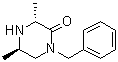 (3R,5R)-3,5-二甲基-1-苯基甲基-哌嗪酮结构式_162240-92-8结构式