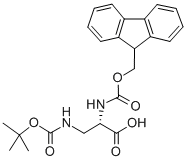 N-Fmoc-N-Boc-L-2,3-二氨基丙酸结构式_162558-25-0结构式