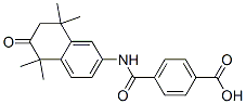 4-[(5,5,8,8-Tetramethyl-6-oxo-5,6,7,8-tetrahydro-2-naphthalenyl)carbamoyl]benzoic acid Structure,162661-91-8Structure