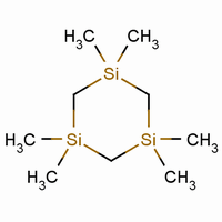 1,1,3,3,5,5-六甲基-1,3,5-三硅杂环己烷结构式_1627-99-2结构式
