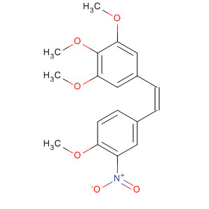 (Z)-1-(4-甲氧基-3-硝基苯基)-2-(3,4,5-三甲氧基苯基)乙烯结构式_162705-13-7结构式