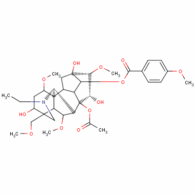 Jesaconitine Structure,16298-90-1Structure