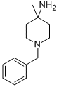 4-甲基-1-苯基甲基-4-氨基哌啶结构式_163271-06-5结构式