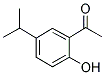 1-[2-羟基-5-(1-甲基乙基)苯基]乙酮结构式_1634-36-2结构式