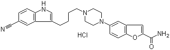 维拉唑酮结构式_163521-08-2结构式