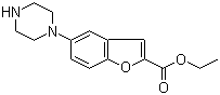 5-(哌嗪-1-基)苯并呋喃-2-羧酸乙酯结构式_163521-20-8结构式
