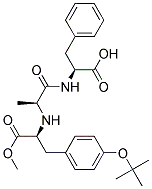 L-phenylalanine, n-[n-[1-[[4-(1,1-dimethylethoxy)phenyl]methyl]-2-methoxy-2-oxoethyl]-l-alanyl]-, (s)-(9ci) Structure,163659-45-8Structure