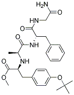 Glycinamide, n-[1-[[4-(1,1-dimethylethoxy)phenyl]methyl]-2-methoxy-2-oxoethyl]-l-alanyl-l-phenylalanyl-, (s)-(9ci) Structure,163659-47-0Structure