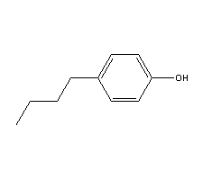 4-丁基苯酚结构式_1638-22-8结构式