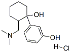 3-[2-[(二甲基氨基)甲基]-1-羟基环己基]-苯酚盐酸盐(1:1)结构式_16412-54-7结构式