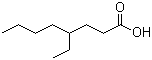 4-乙基辛酸结构式_16493-80-4结构式