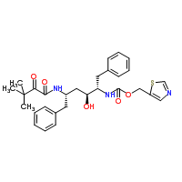 (2S,3S,5S)-5-(叔丁基氧基羰基氨基)-2-(N-((5-噻唑)-甲氧基羰基)氨基)-1,6-二苯基-3-羟基己烷结构式_165315-95-8结构式