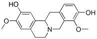 3,9-二甲氧基-5,8,13,13alpha-四氢-6H-异喹啉并[3,2-a]异喹啉-2,10-二醇结构式_16562-14-4结构式