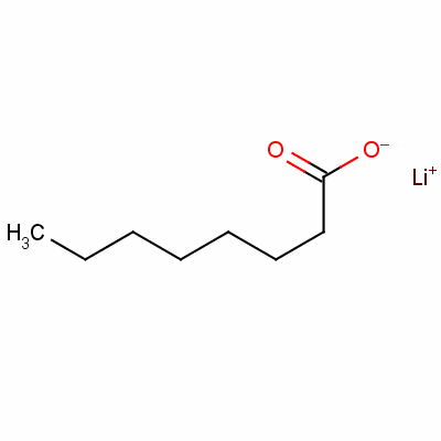 辛酸锂结构式_16577-52-9结构式