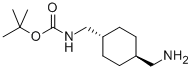 反式-L-4-(Boc-氨基甲基)-环己烷甲胺结构式_166168-16-7结构式