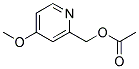 Acetic acid 4-methoxy-pyridin-2-yl methyl ester Structure,16665-37-5Structure